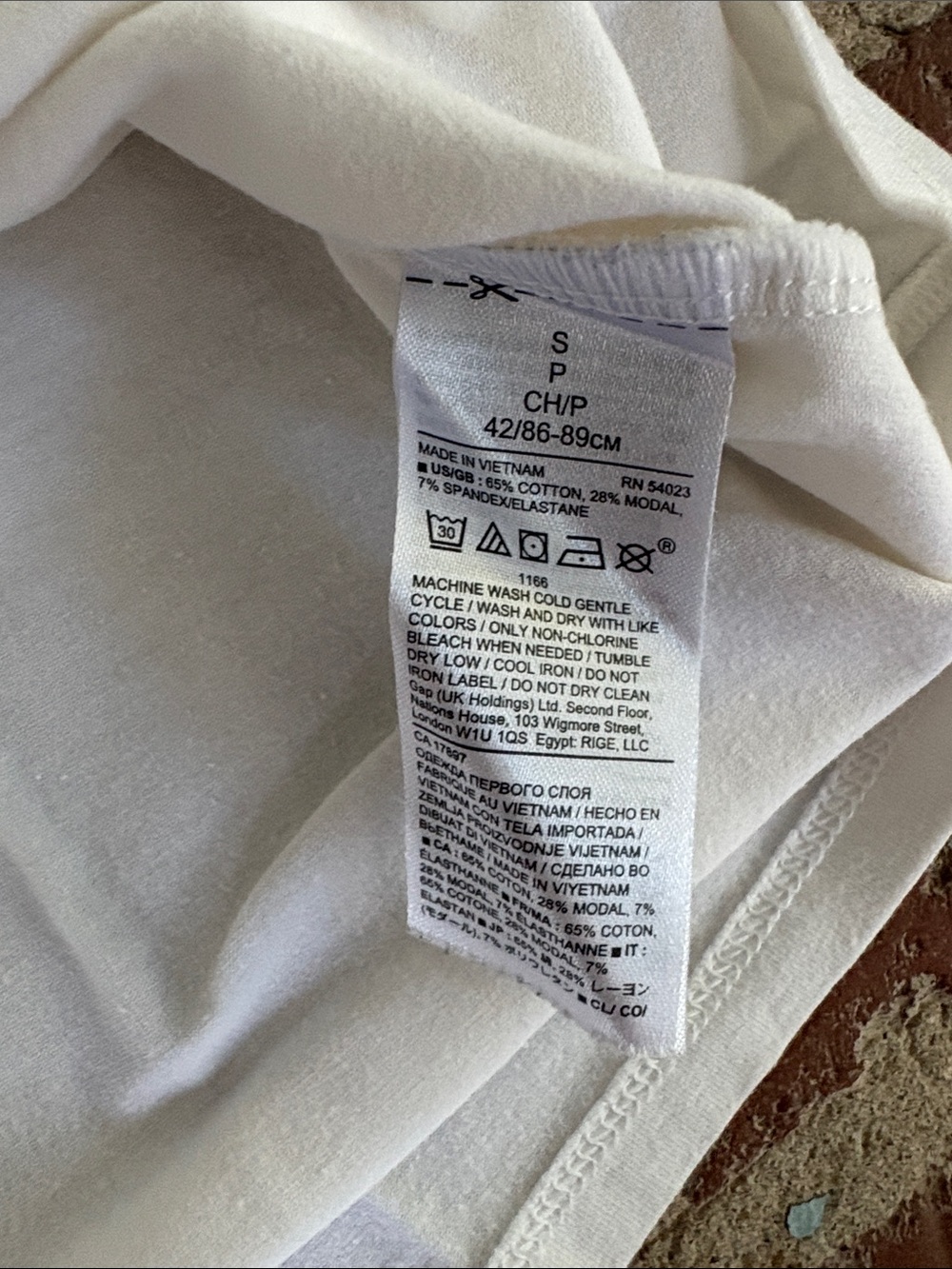 Banana Republic White Short Sleeve Crewneck Tee - Picture 4 of 8
